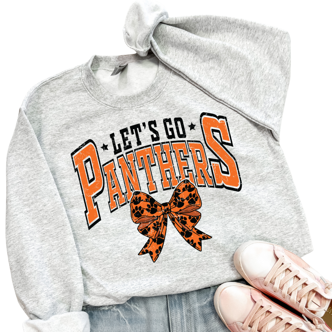 Let's Go Panthers Bow